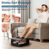 MOUNTRAX Shiatsu Foot Massager with Heat, Gift Ideas for Mom Dad Women Men, Deep Kneading Foot Massager for Plantar Fasciitis, Improve Circulation and Pain Relief